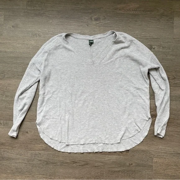 target waffle knit shirt